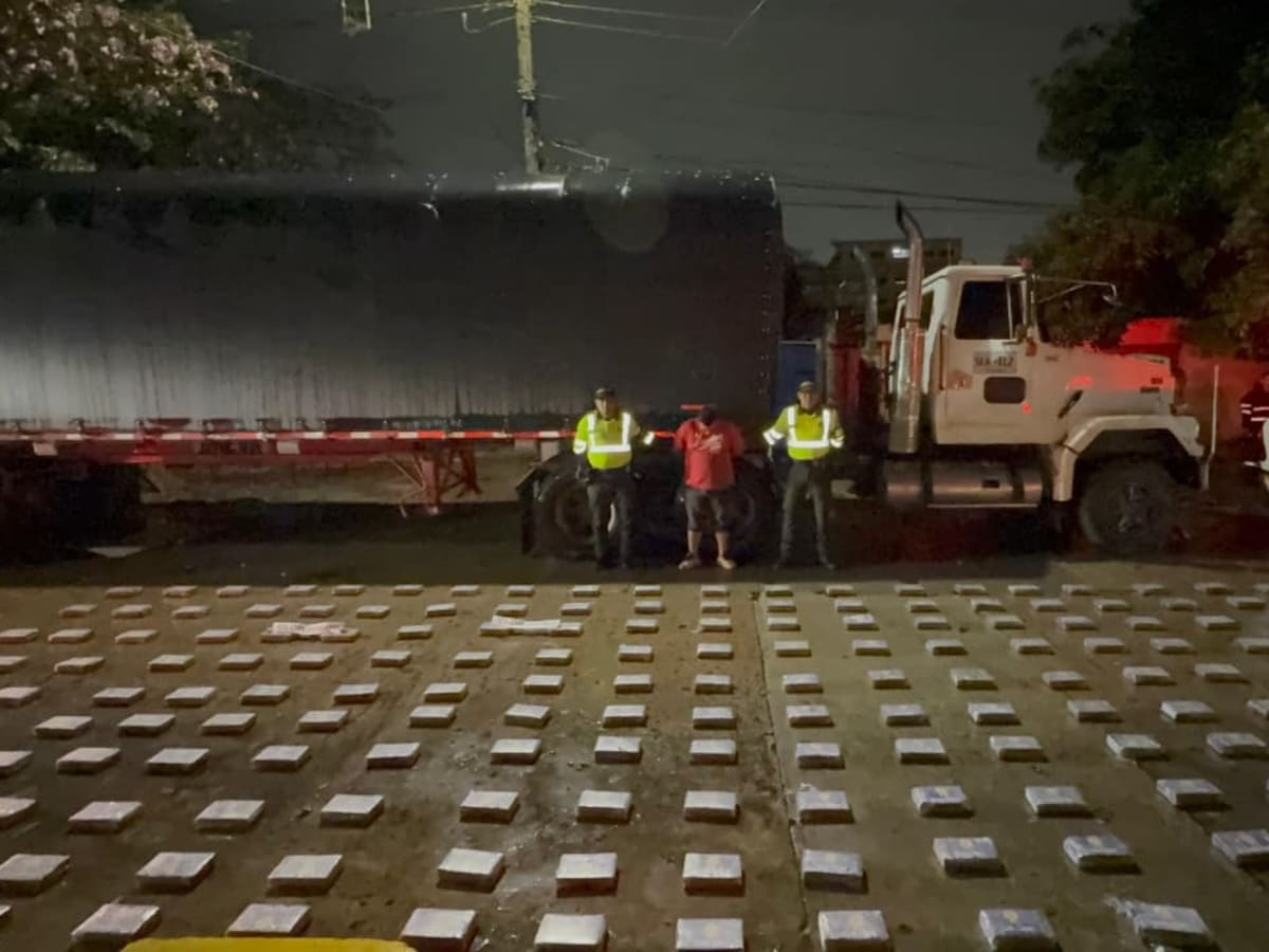 Policía incauta 200 kilos de cocaína en corredor portuario de Barranquilla
