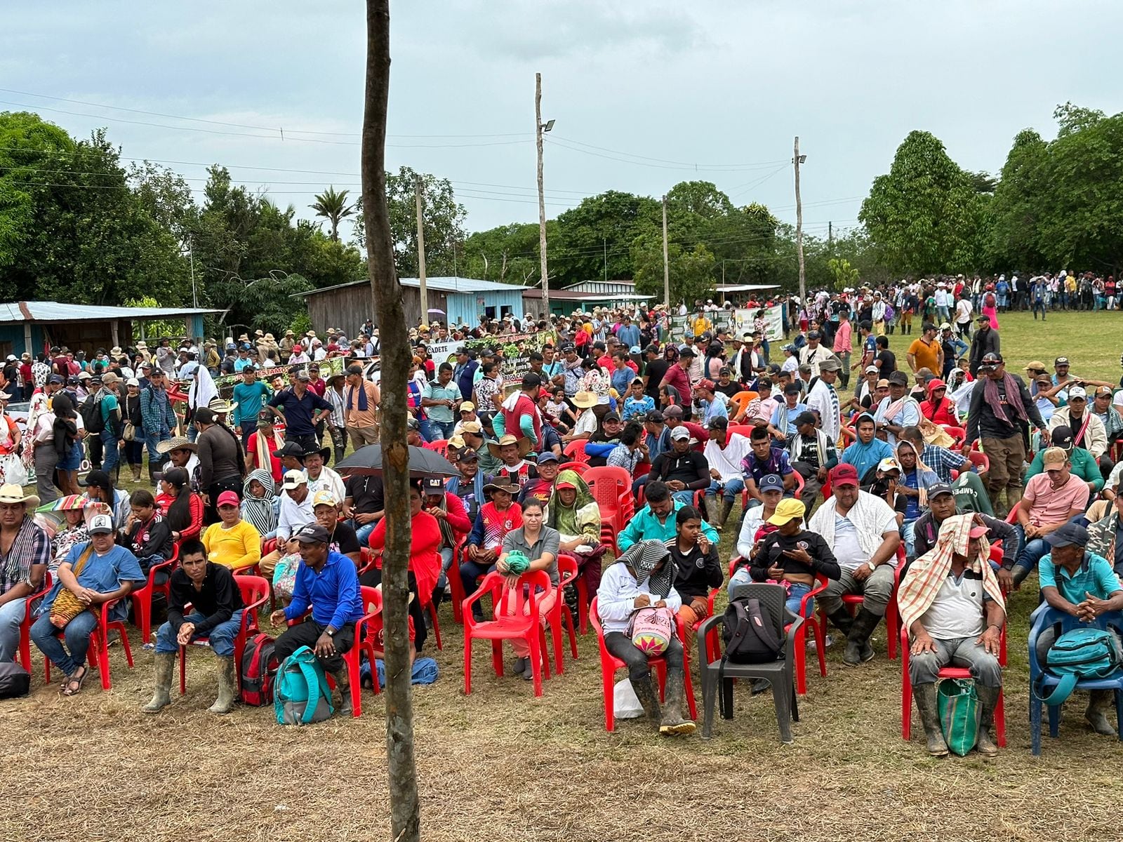 Campesinos comprometidos con frenar la deforestación. Foto Cortesía