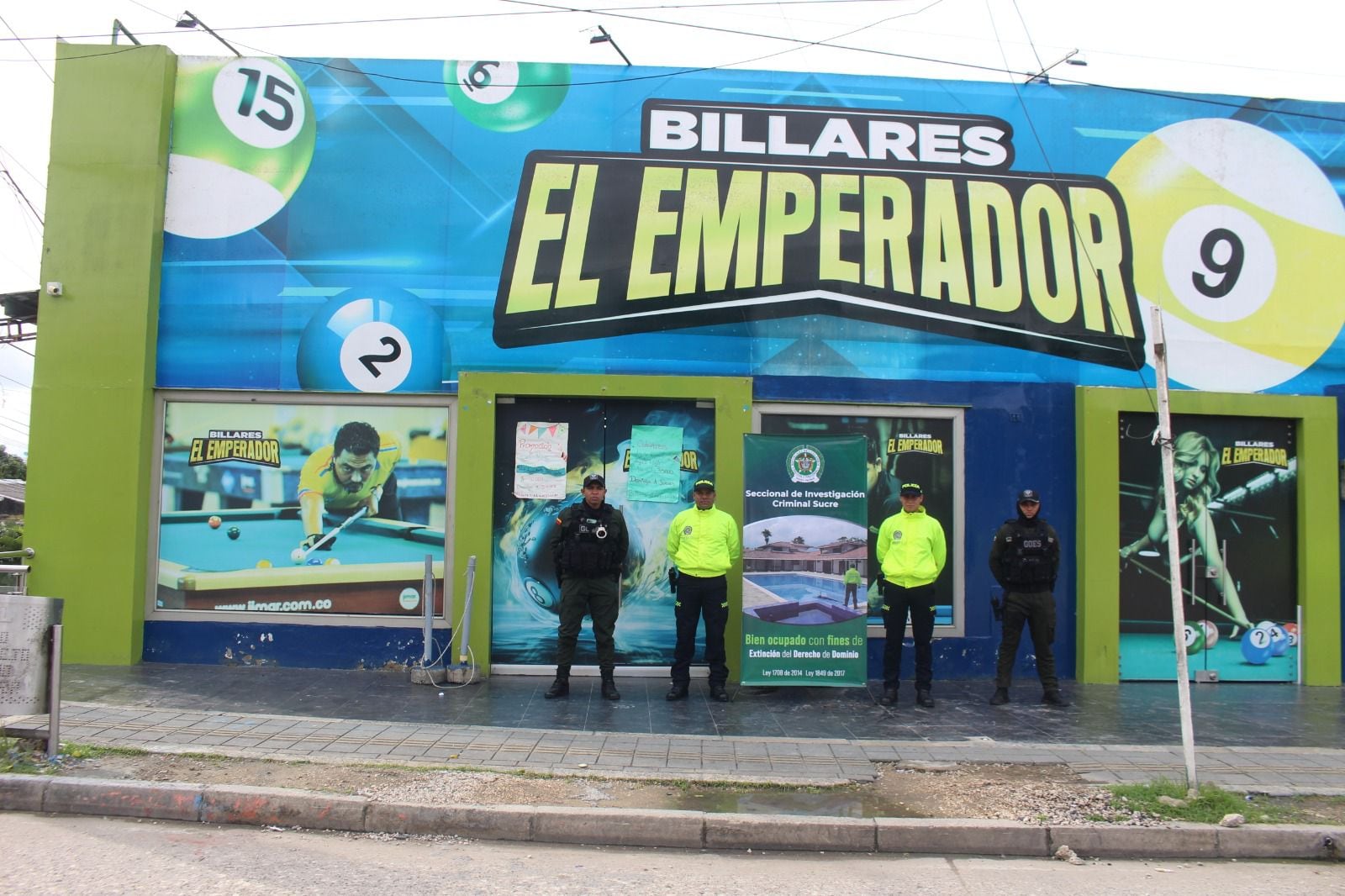 Ocupan con fines de extinción de dominio billares del exdeportsta Claudio Silvera