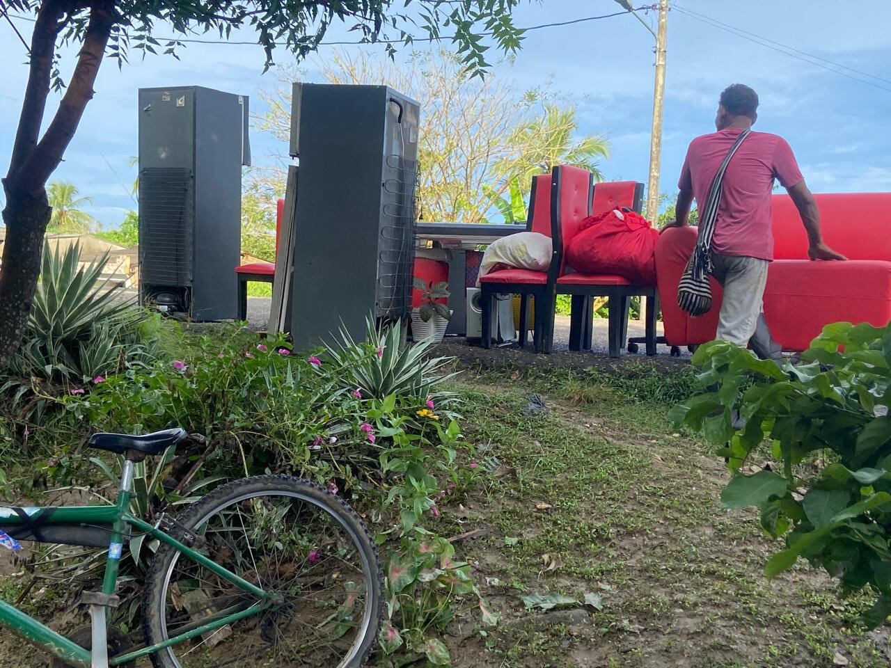 75 familias damnificadas por lluvias en Santa Catalina, Bolívar