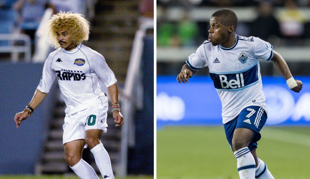 Carlos 'Pibe' Valderrama y Déiber Caicedo