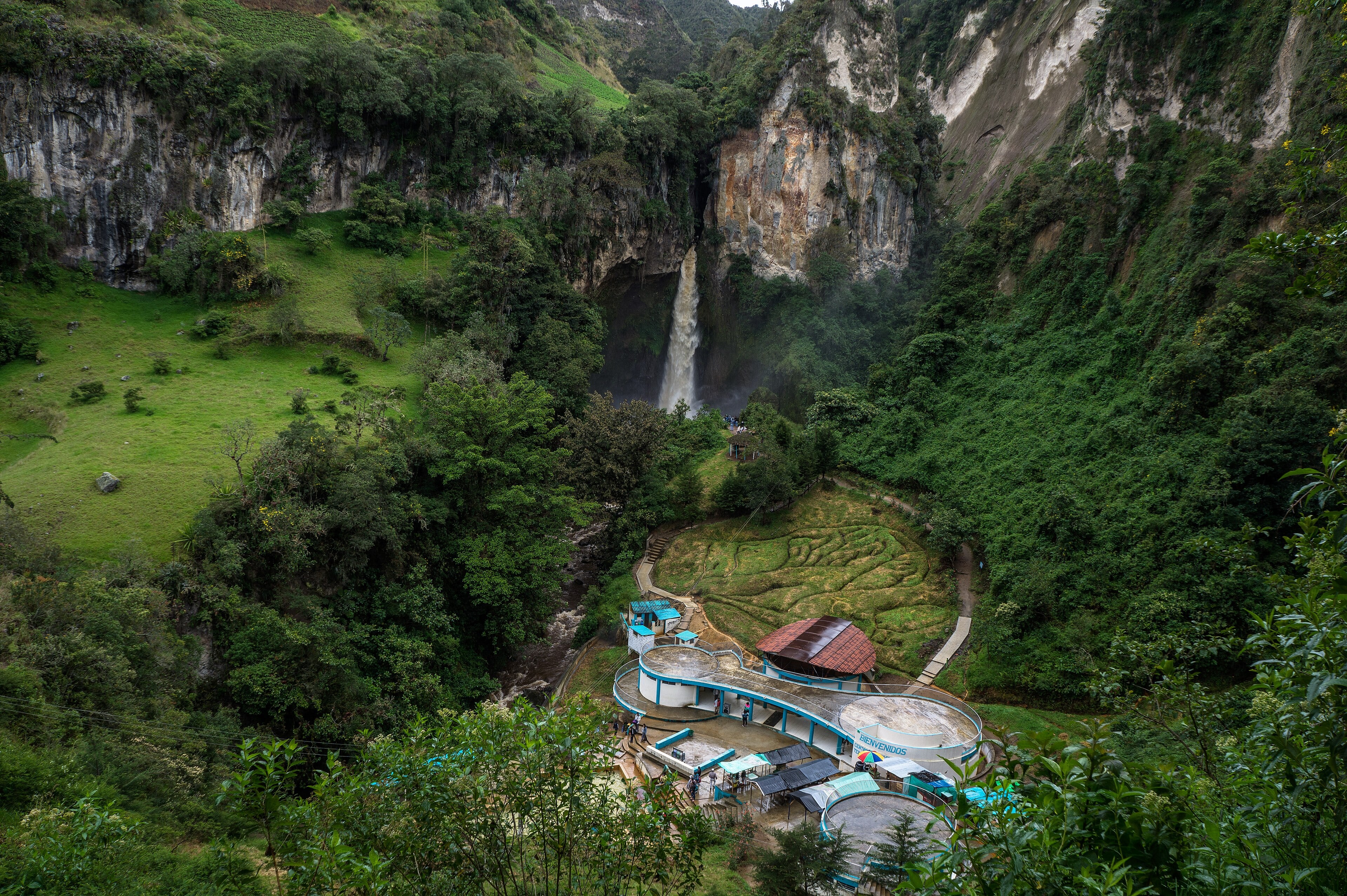 Aguas Termales de Tajumbina, cerca al municipio de la Cruz. sus aguas termales y lodo son usadas como el tratamiento médico. (Crédito: Jeyson Diaz)