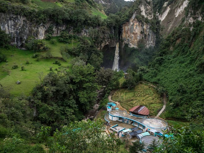 Aguas Termales de Tajumbina, cerca al municipio de la Cruz. sus aguas termales y lodo son usadas como el tratamiento médico. (Crédito: Jeyson Diaz)