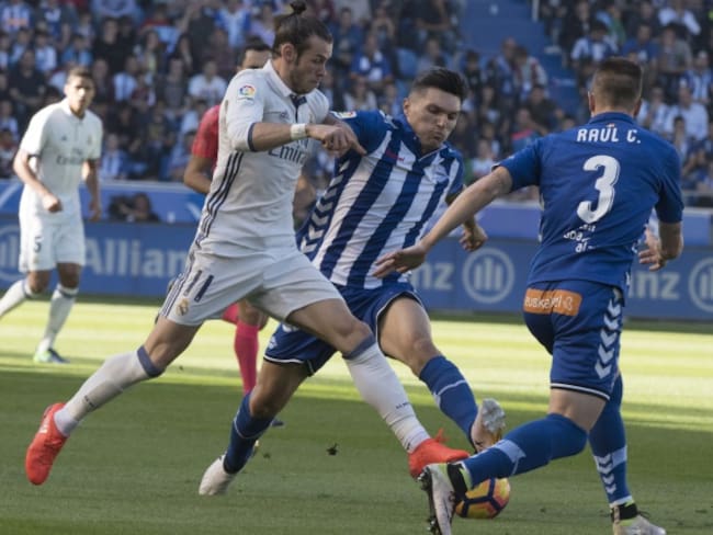 Daniel Torres jugó 83 minutos en la derrota del Alavés ante el Real Madrid