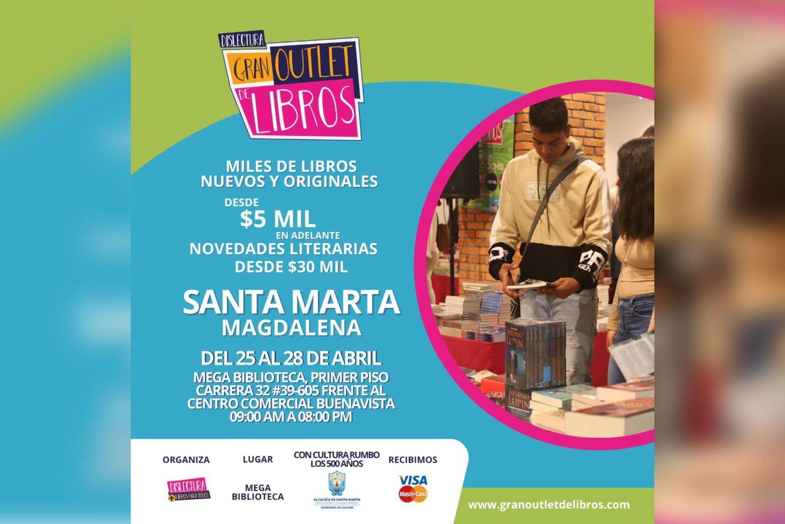 Gran Outlet del Libro en Santa Marta