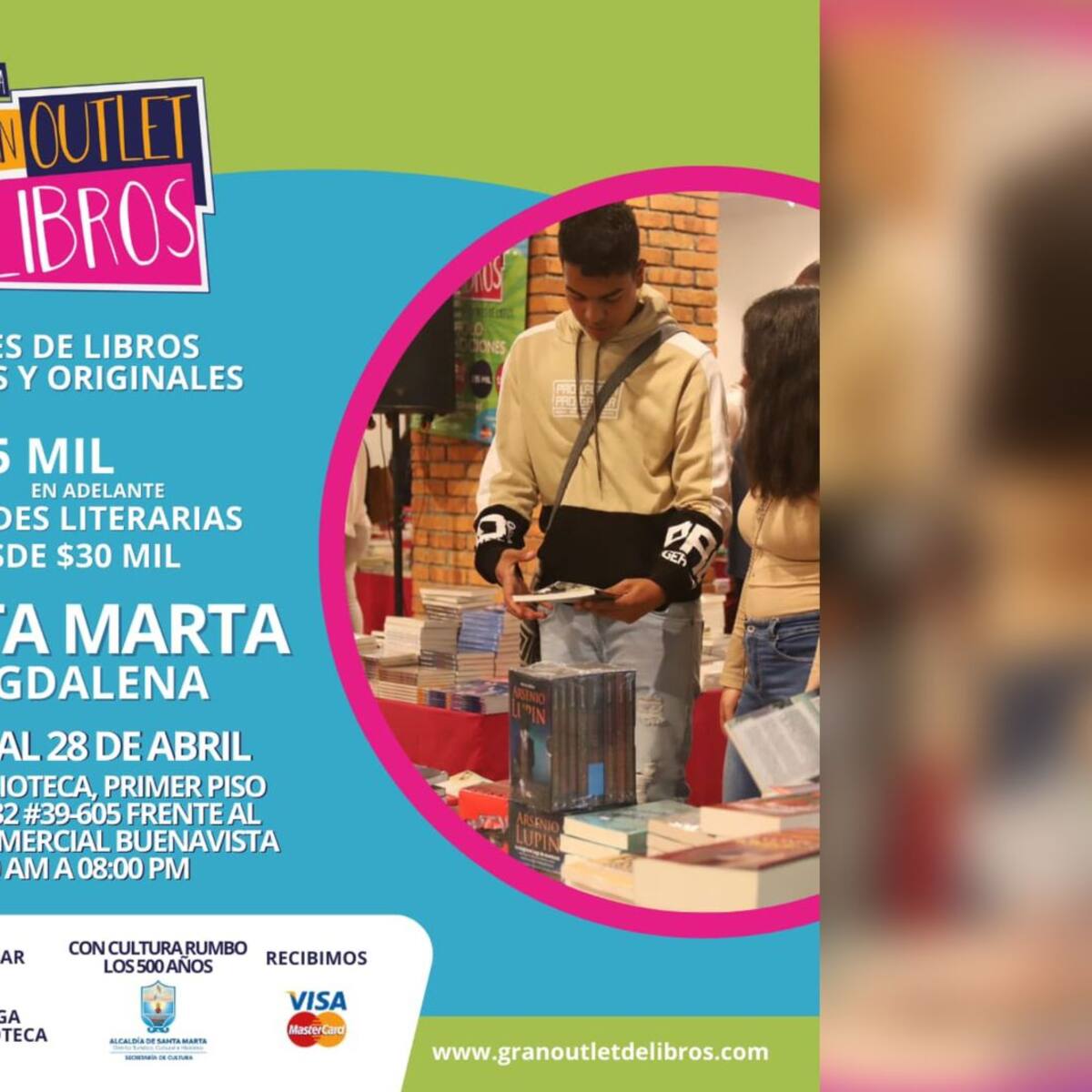 ¡Libros desde 5mil en Santa Marta! Outlet del Libro: fechas y lugar