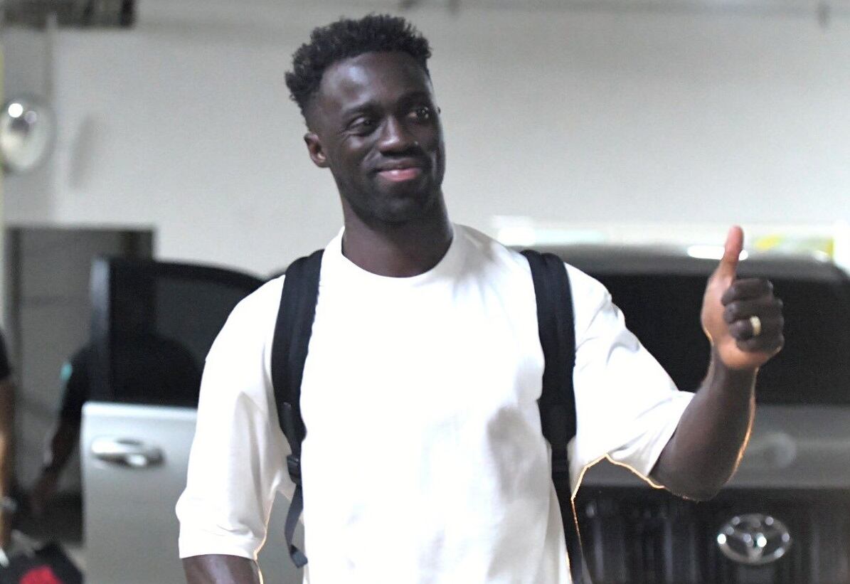 Davinson Sánchez en su llegada a la concentración de la Selección Colombia / Foto: FCF