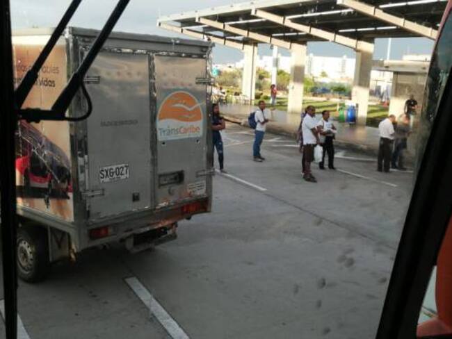 Lluvia afectó la operación de Transcaribe en Cartagena por algunas horas