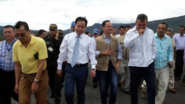 Gobernador del Norte de Santander, William Villamizar Laguado y gobernador del Táchira, José Vielma Mora.