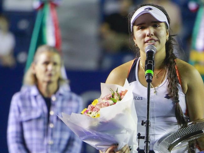María Camila Osorio en el Abierto de Monterrey
