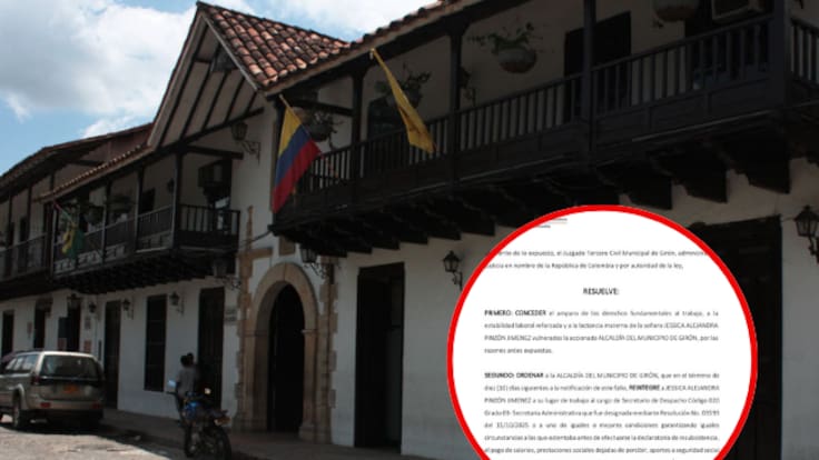 Jessica Alejandra Pinzón Jiménez, exsecretaria administrativa de Girón