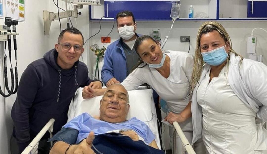 Alci Acosta hospitalizado