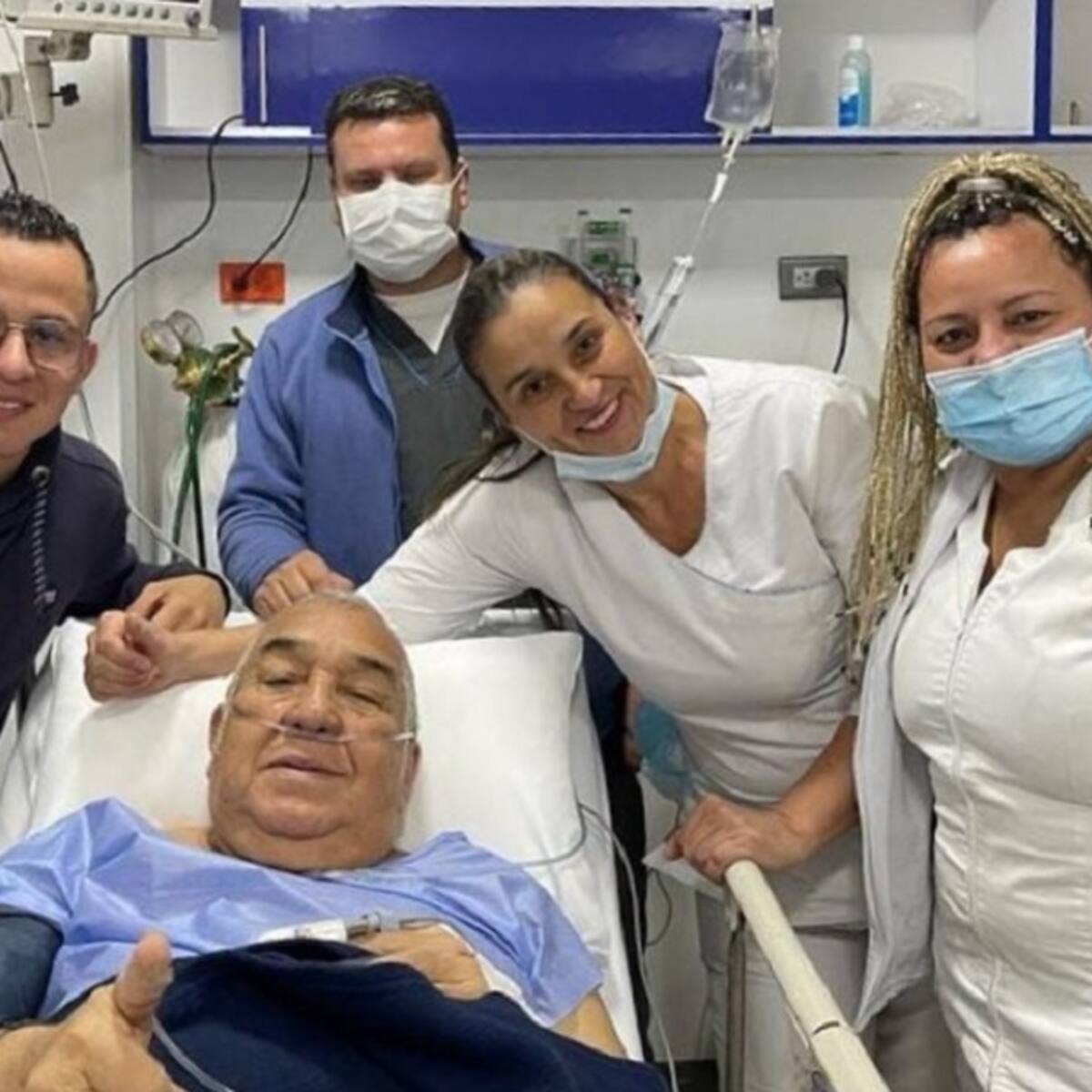 Alci Acosta permanece hospitalizado en Bogotá