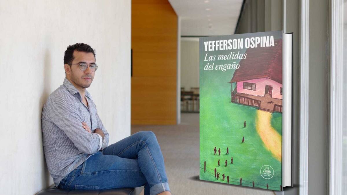 Jefferson Ospina y su novela "Las Medidas del engaño