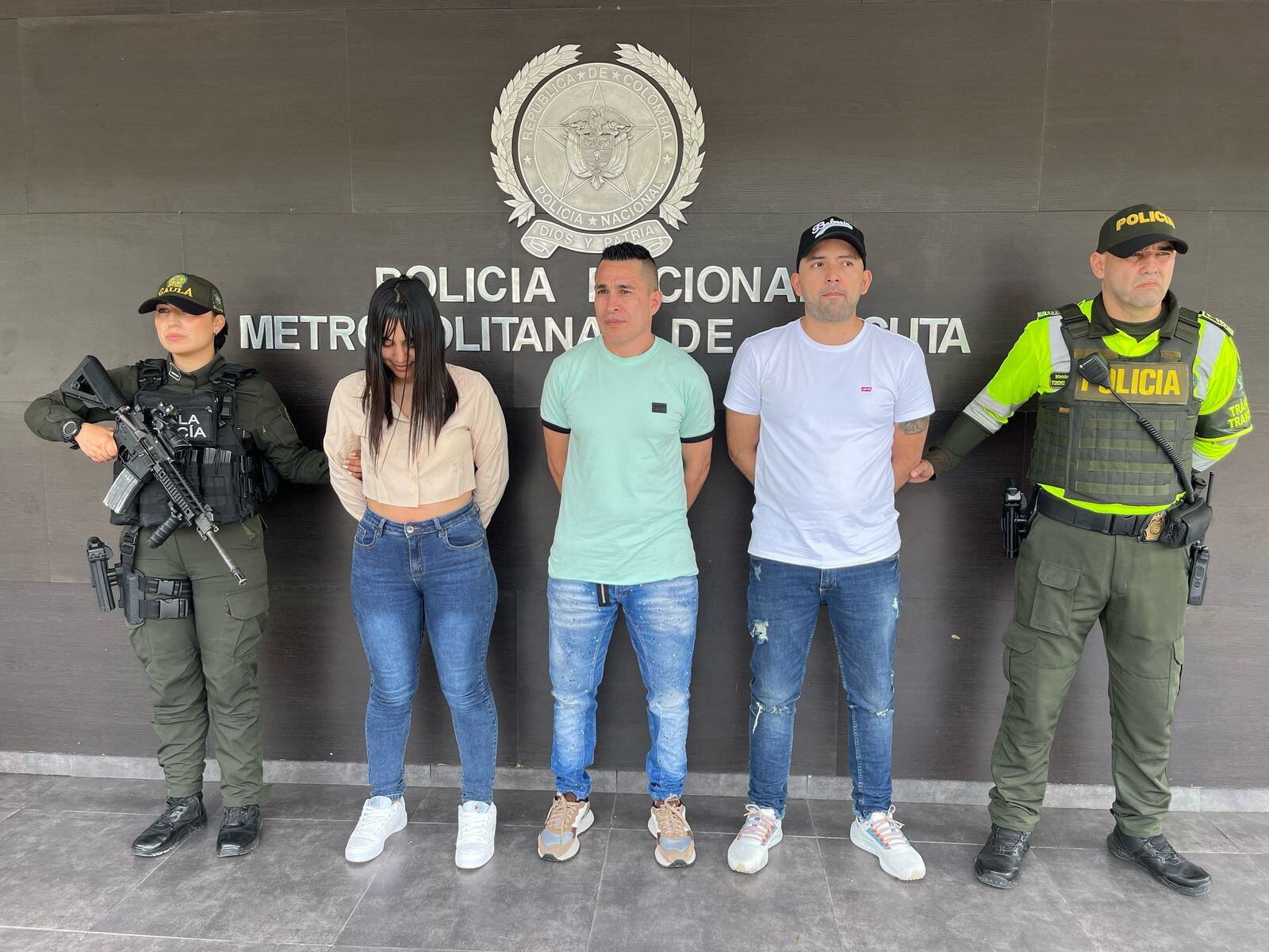 Se identificaban como miembros del ELN para cobrar extorsión en los peajes. / Foto: Cortesía.