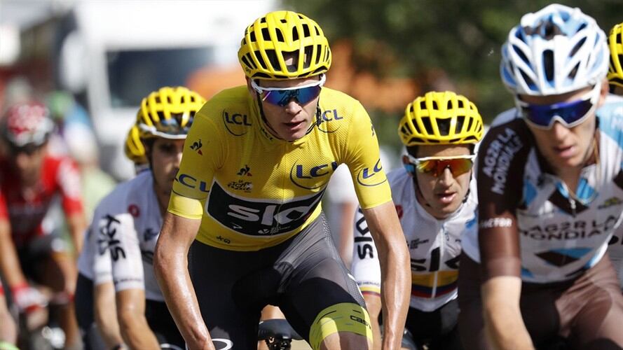 El ciclista británico, Chris Froome. Foto: Agencia EFE