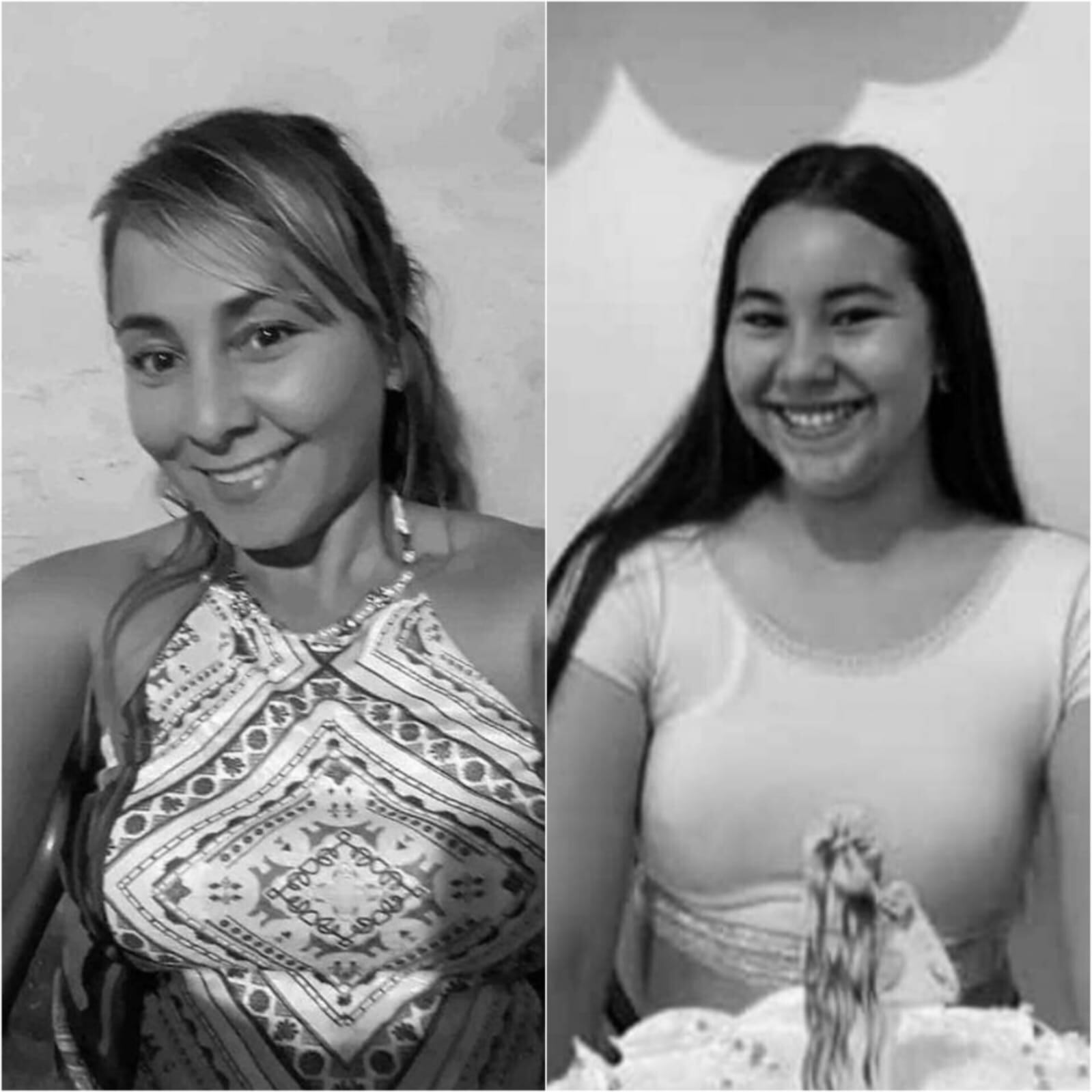 En el lugar de los hechos murió de manera súbita Miryan, mientras que la menor de 15 años resultó gravemente herida.