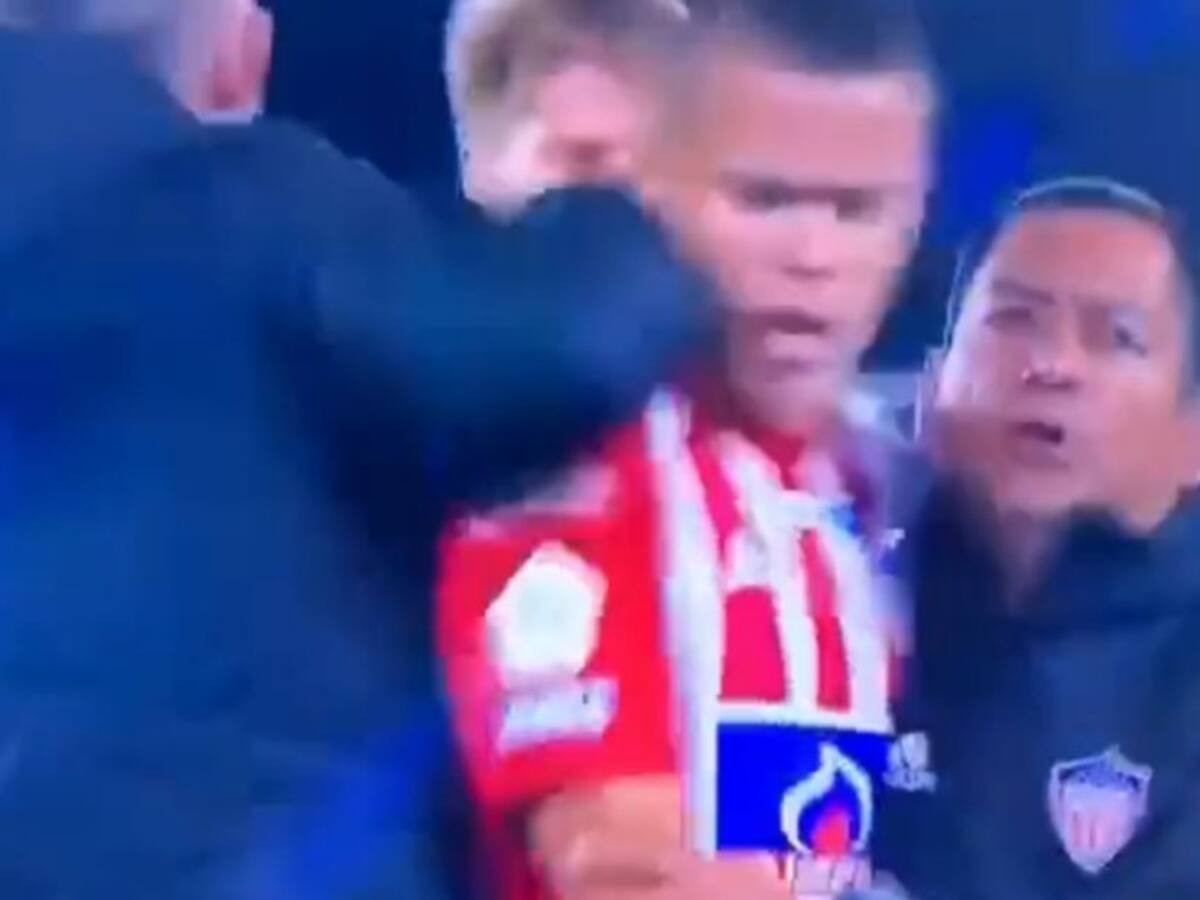 Dirigente de Millonarios agredió a Walmer Pacheco, jugador del Junior