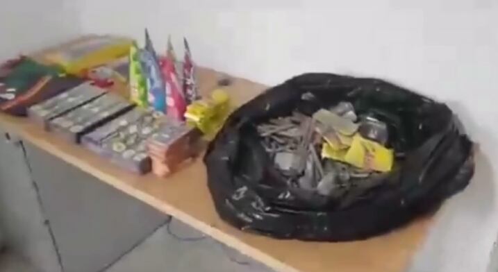 La pólvora decomisada (Cortesía Policía de Barranquilla)