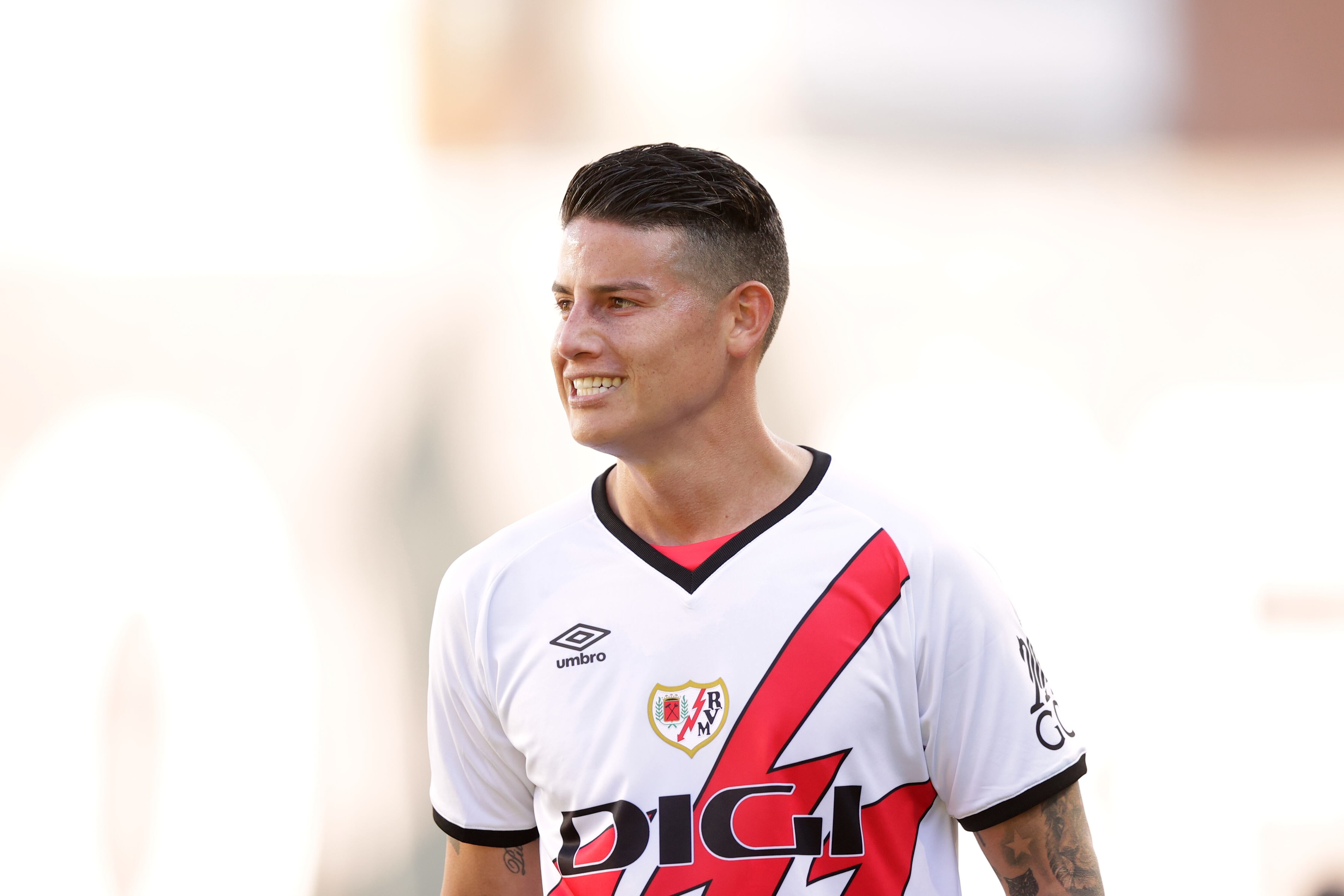 James Rodríguez en el Rayo Vallecano de Madrid. (Photo by Gonzalo Arroyo Moreno/Getty Images)