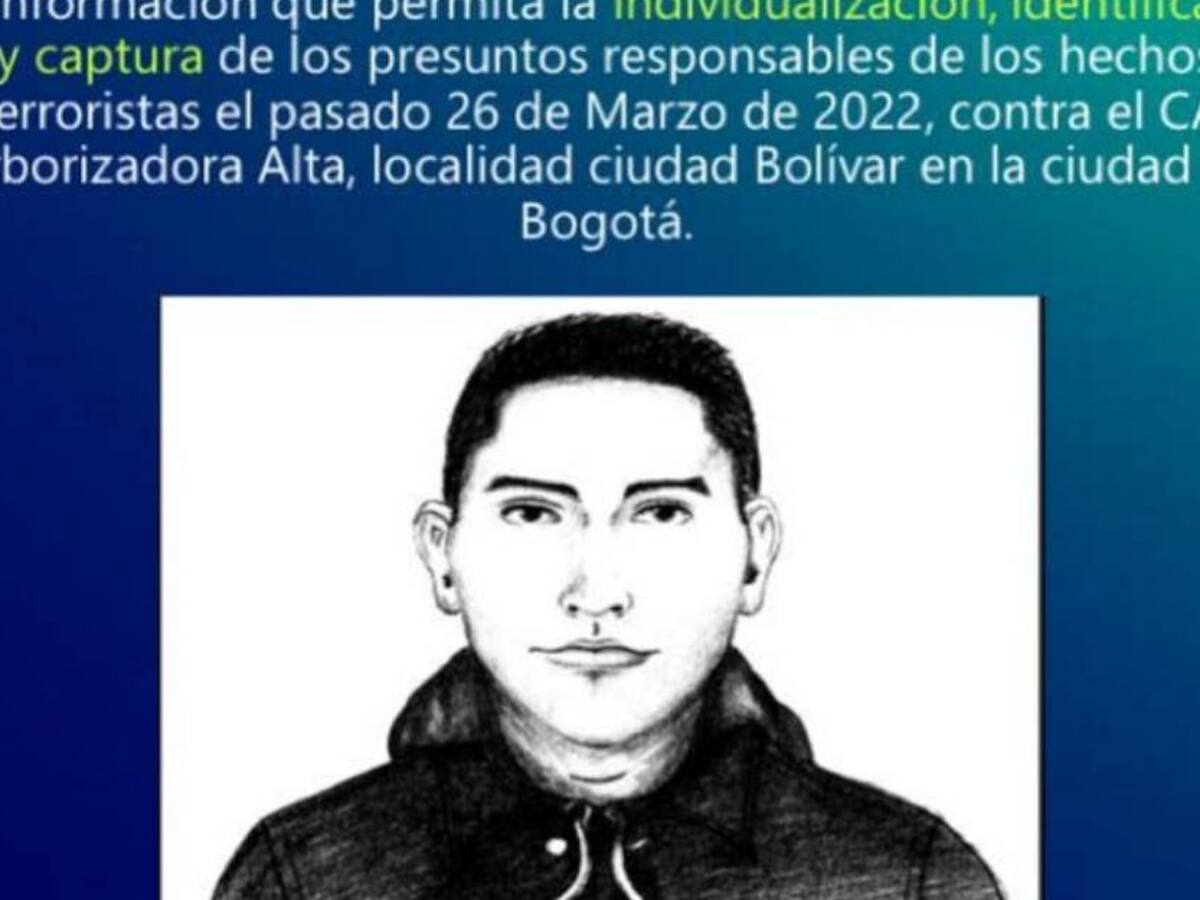 Policía dio a conocer retrato hablado de responsable por explosión en Ciudad Bolívar