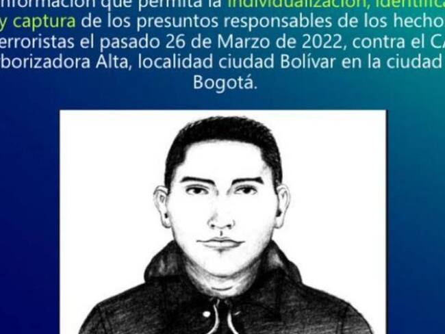 Retrato hablado del responsable por explosiòn en Ciudad Bolìvar / Cortesía
