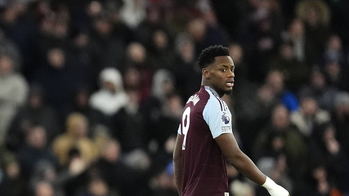 Jhon Jader Durán sigue en sequía goleadora, en empate del Aston Villa ante el West Ham United