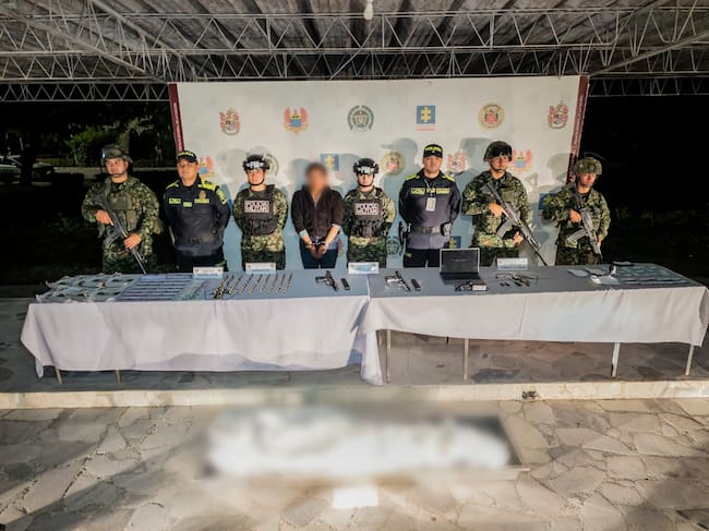 Neutralizado alias ‘El Negro José’ o Andrés Acosta. Foto Novena Brigada