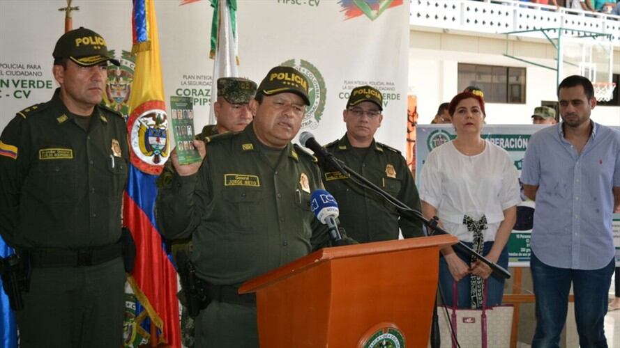 La institución está a la ofensiva: general Jorge Nieto ante "plan pistola". Foto: La W/ Claudia Hernández.