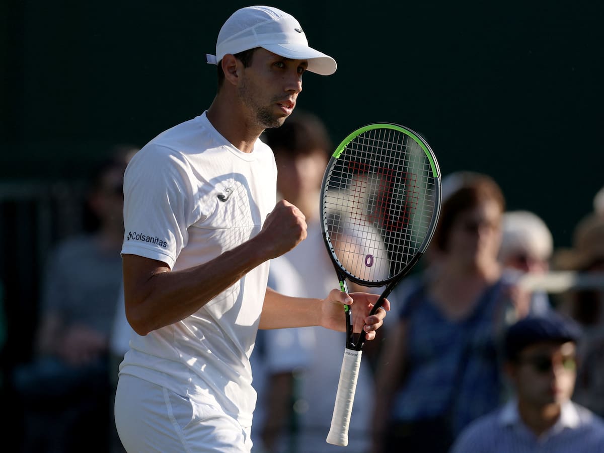 Daniel Galán hace historia en Wimbledon: Primer colombiano en octavos en sencillos