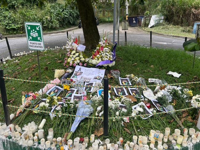 Homenjae a los 17 fallecidos en Bello- foto Susana Arcila