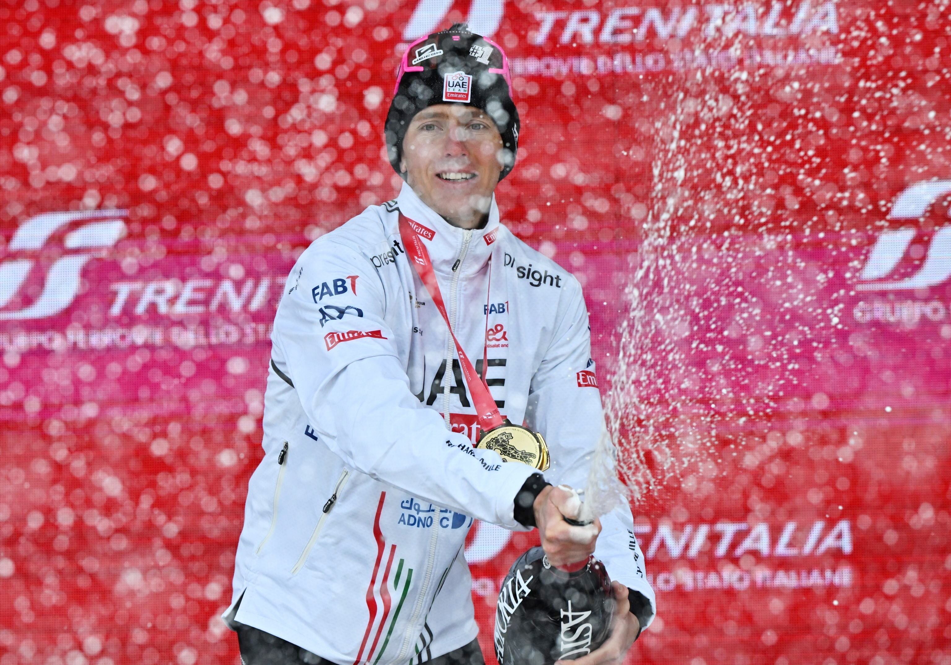 Pogačar, líder imbatible del Giro 2024 / EFE