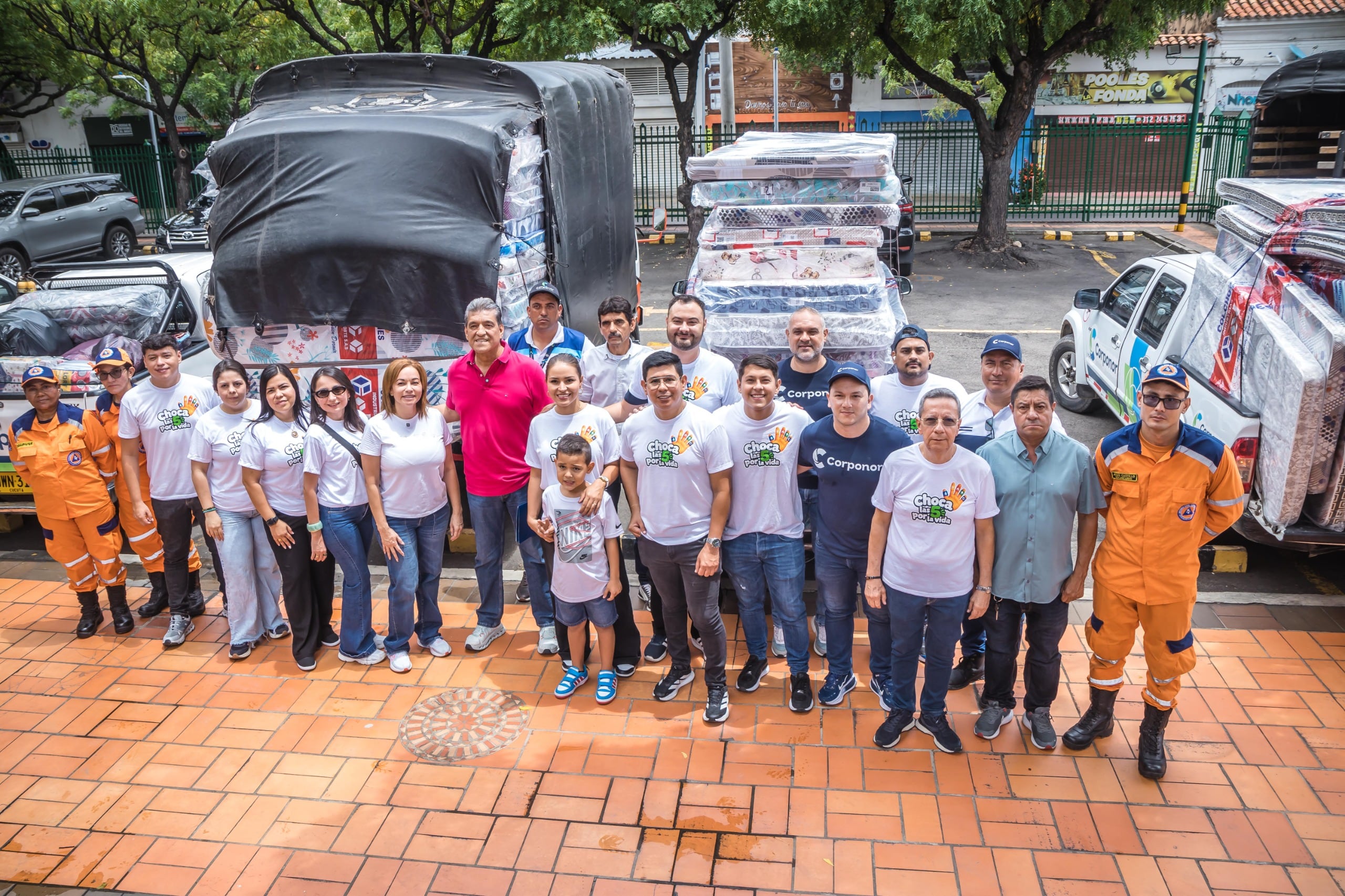 Campaña en Corponor por los damnificados del terremoto en Colombia / Foto Cortesía Corponor