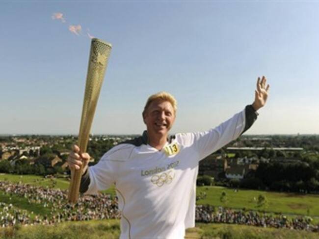 Llegó el símbolo de los juegos olímpicos a Londres