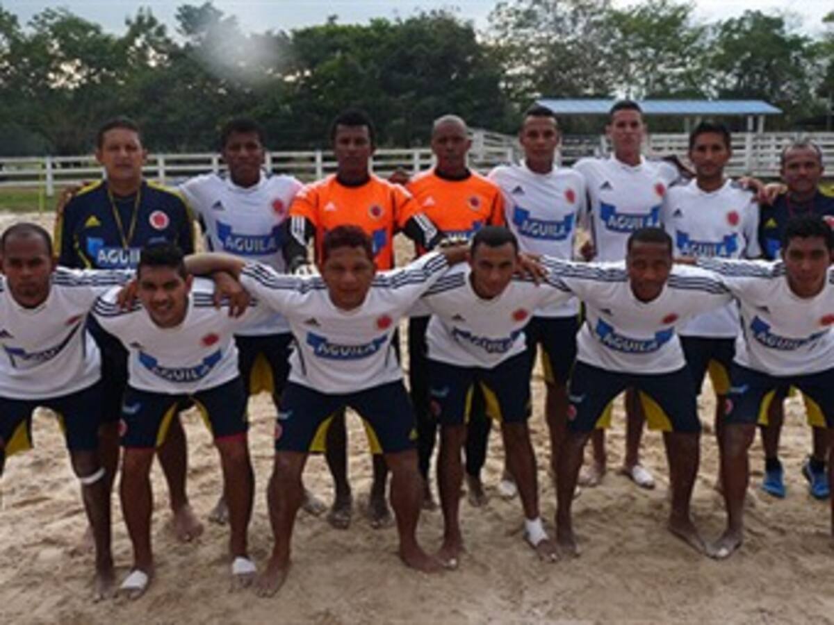 Colombia debutará ante Chile en el Sudamericano de Fútbol Playa