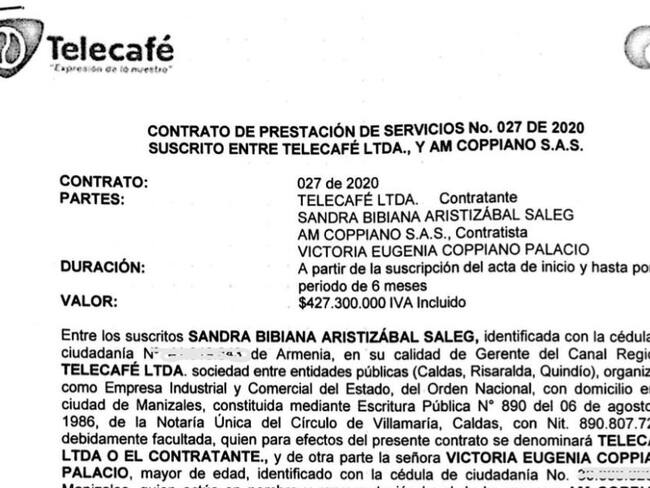 Polémica por contrato firmado entre Alcaldía de Manizales y Telecafé