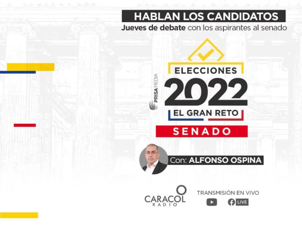 Reviva el debate con las cabezas de lista al Senado de la República