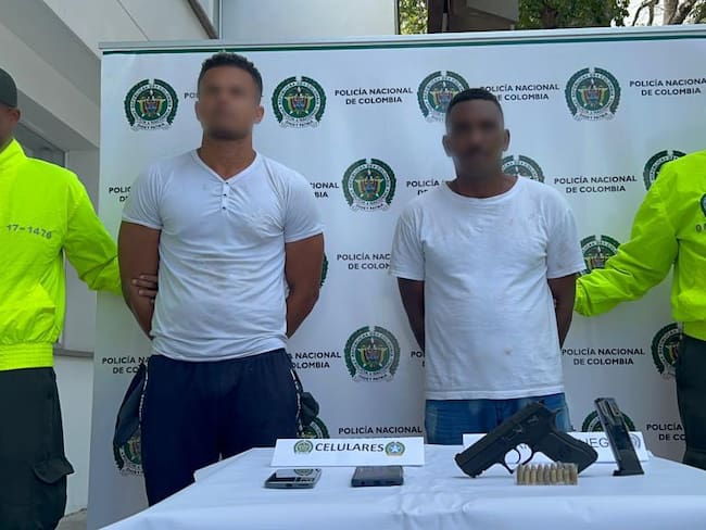 Siete capturados por tener panfletos y pasacalles de grupos terroristas en Cartagena