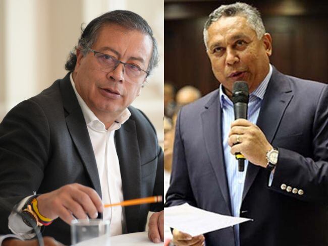 Gustavo Petro le responde a diputado venezolano. Foto: Getty Images/Caracol Radio.