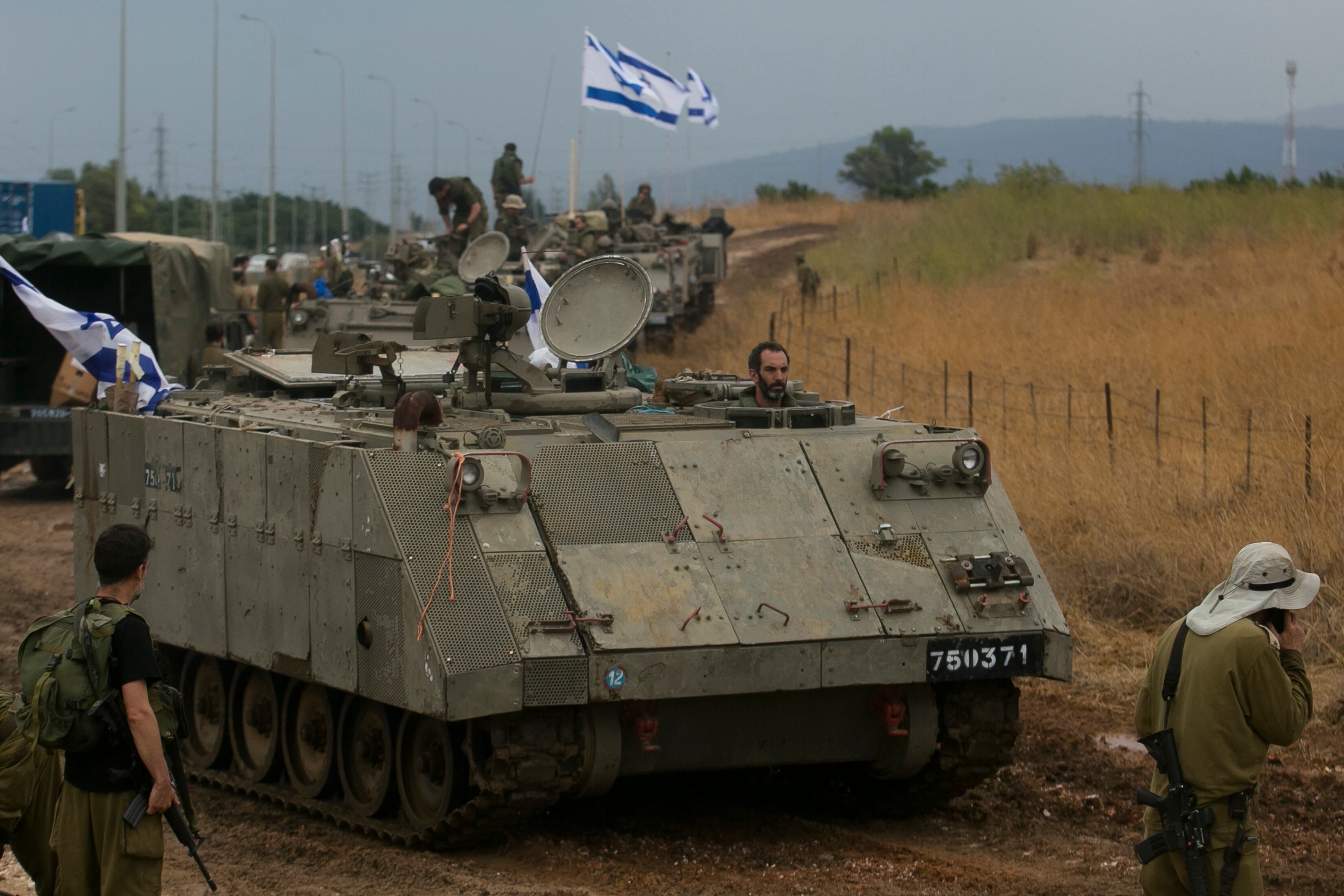 Frontera israelí con el Líbano. (Foto de Amir Levy/Getty Images)