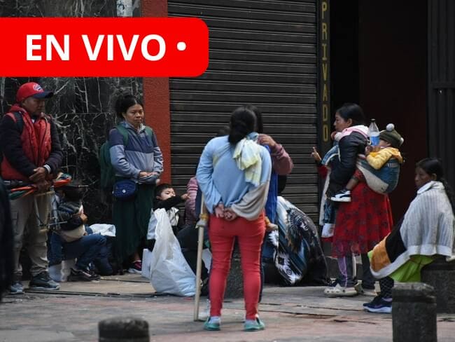 EN VIVO 🔴 Protestas y movilidad HOY en Bogotá: Emberá se manifiestan