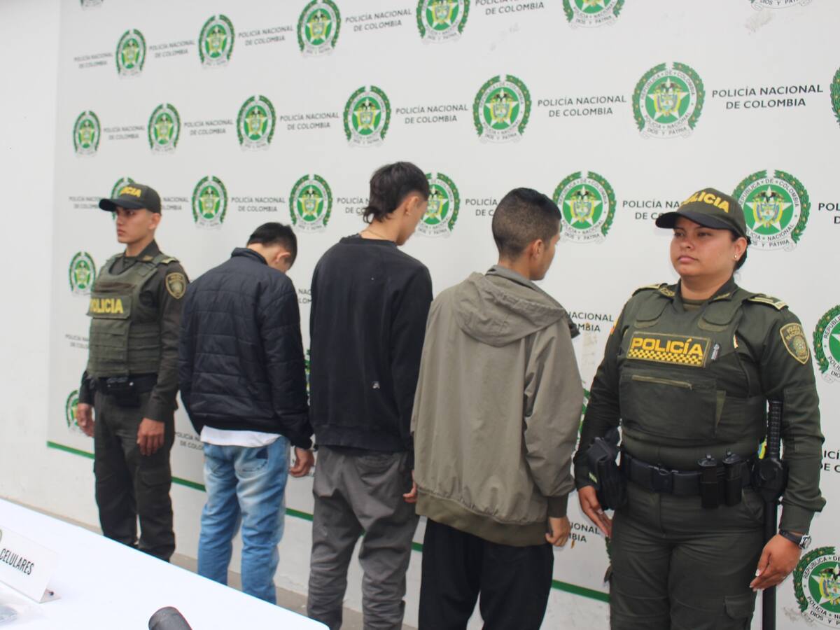 Capturan a responsables de robo en la zona de los miradores de San Bernardo en Ibagué