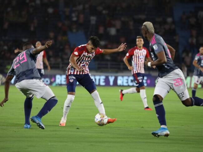 En el Estadio Metropolitano Roberto Meléndez, de la capital del Atlántico, el Junior recibe al Deportivo Independiente Medellín en un juego por la tercera fecha de la primera Liga Betplay de 2024. (Colprensa )