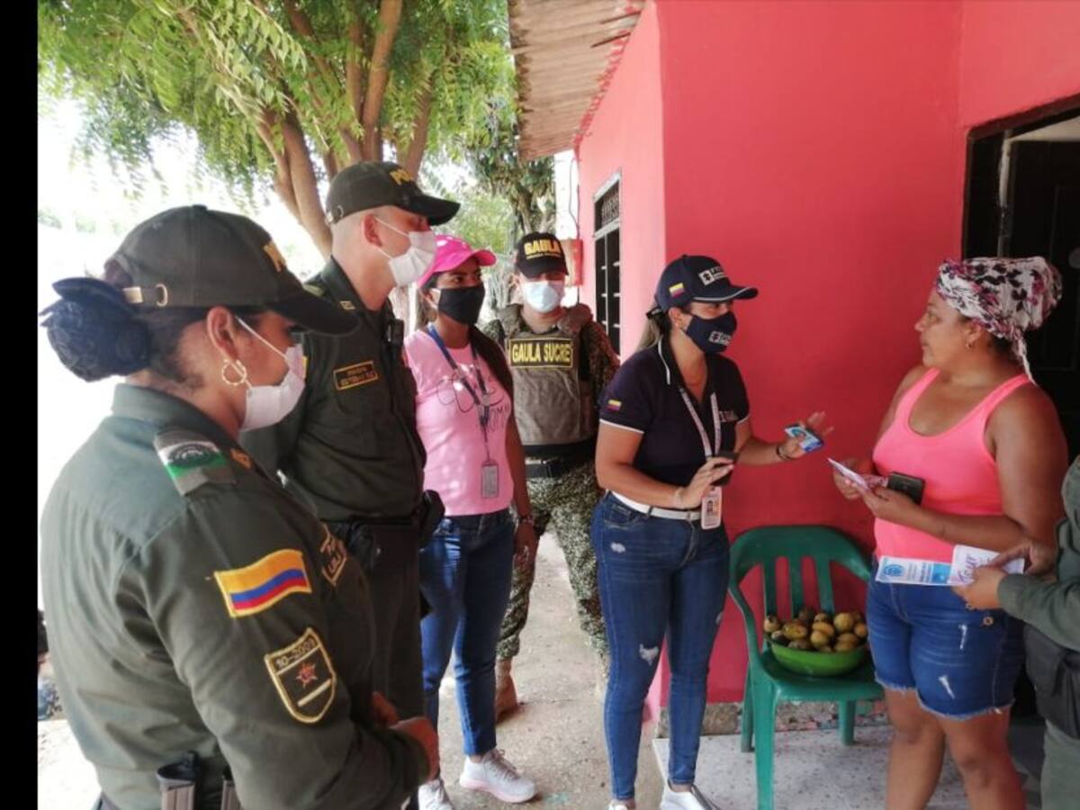 Ante una alerta temprana, fuerza pública lleva oferta a San Onofre