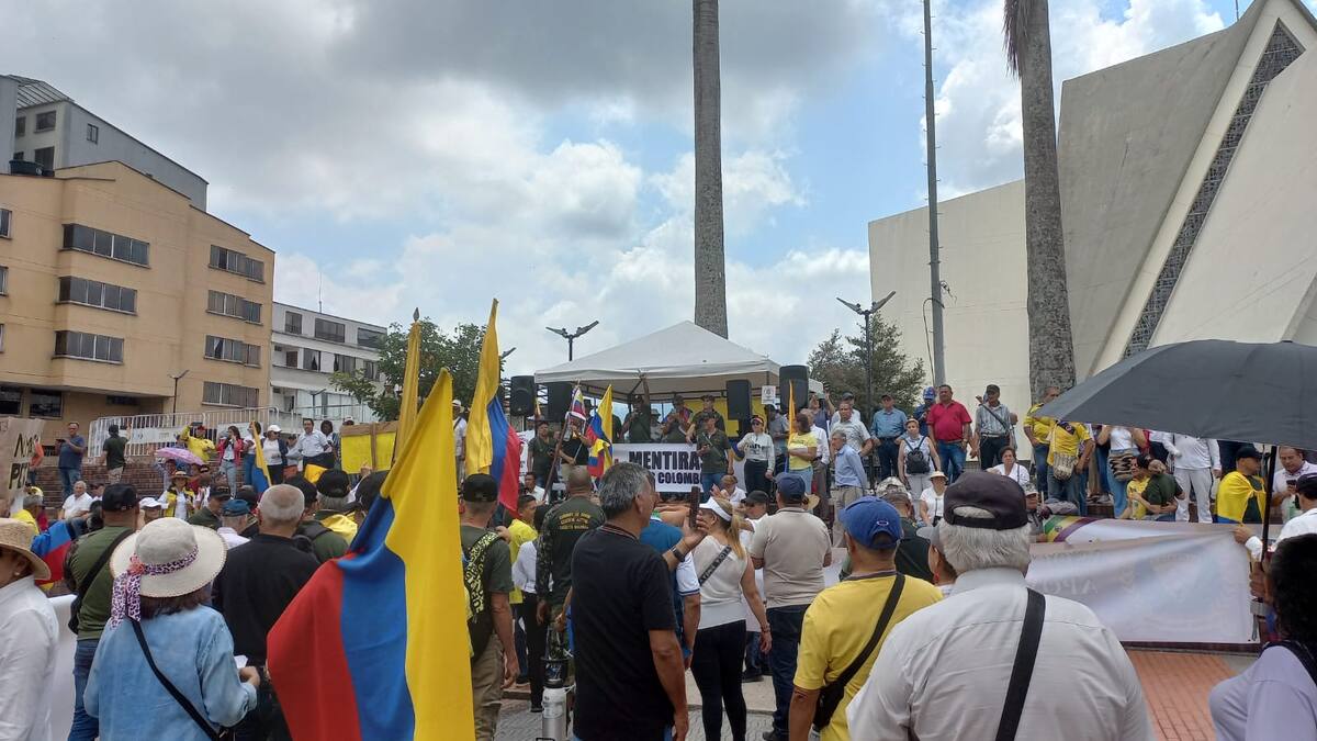 Irma Quintero, coordinadora del plantón