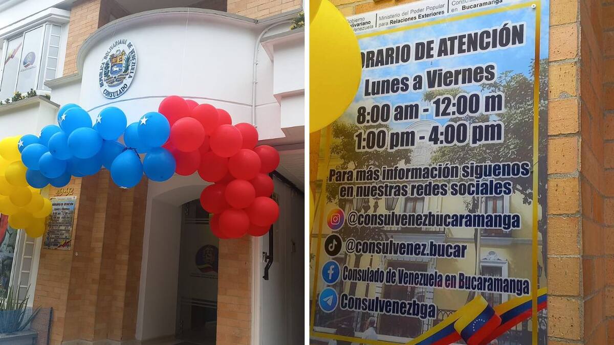 Después de 5 años el Consulado de Venezuela vuelve abrir sus puertas en Bucaramanga