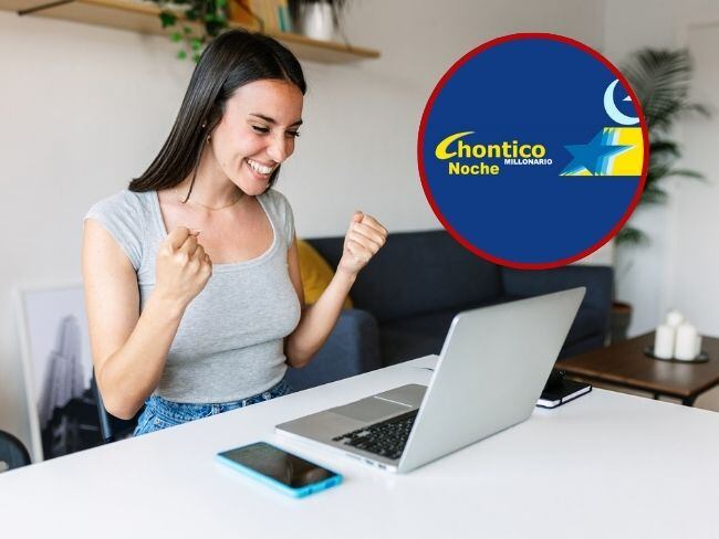 Persona celebrando // Getty images // Logo Chontico Noche