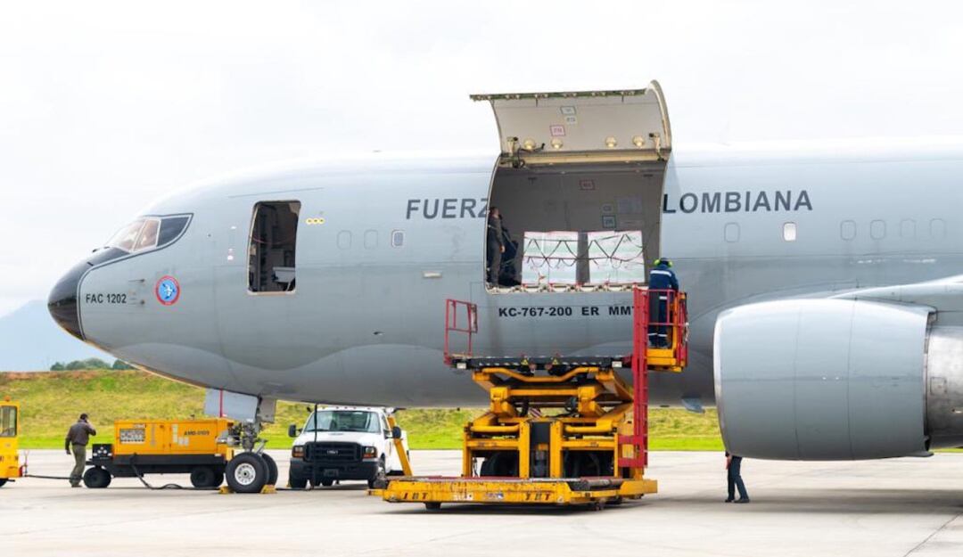 Llegada vacunas EE.UU. a Colombia 