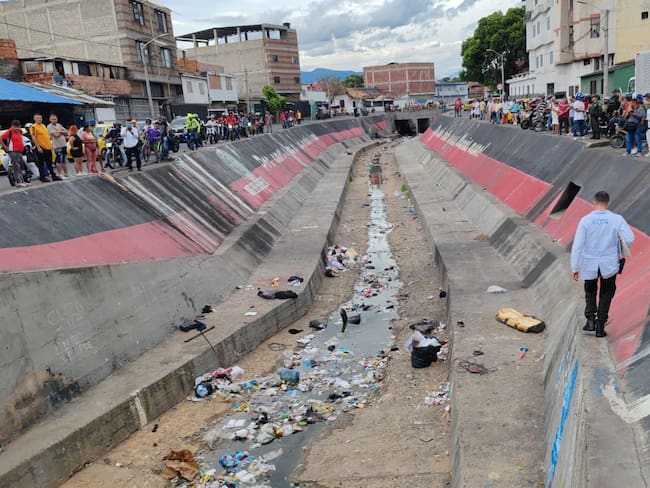 Habitantes de calle fueron asesinados en el Canal Bogotá de Cúcuta.