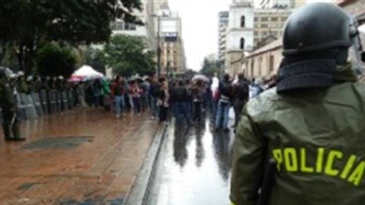Mil 500 hombres garantizarán la seguridad en Bogotá durante las marchas de este viernes
